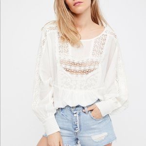 Free people thinking of you blouse